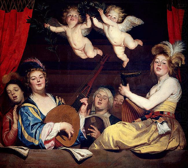 Gerrit van Honthorst The Concert china oil painting image